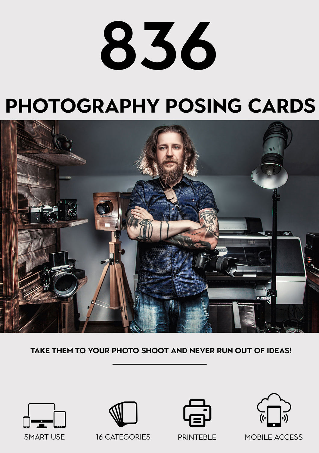 836-Photography Posing Cards